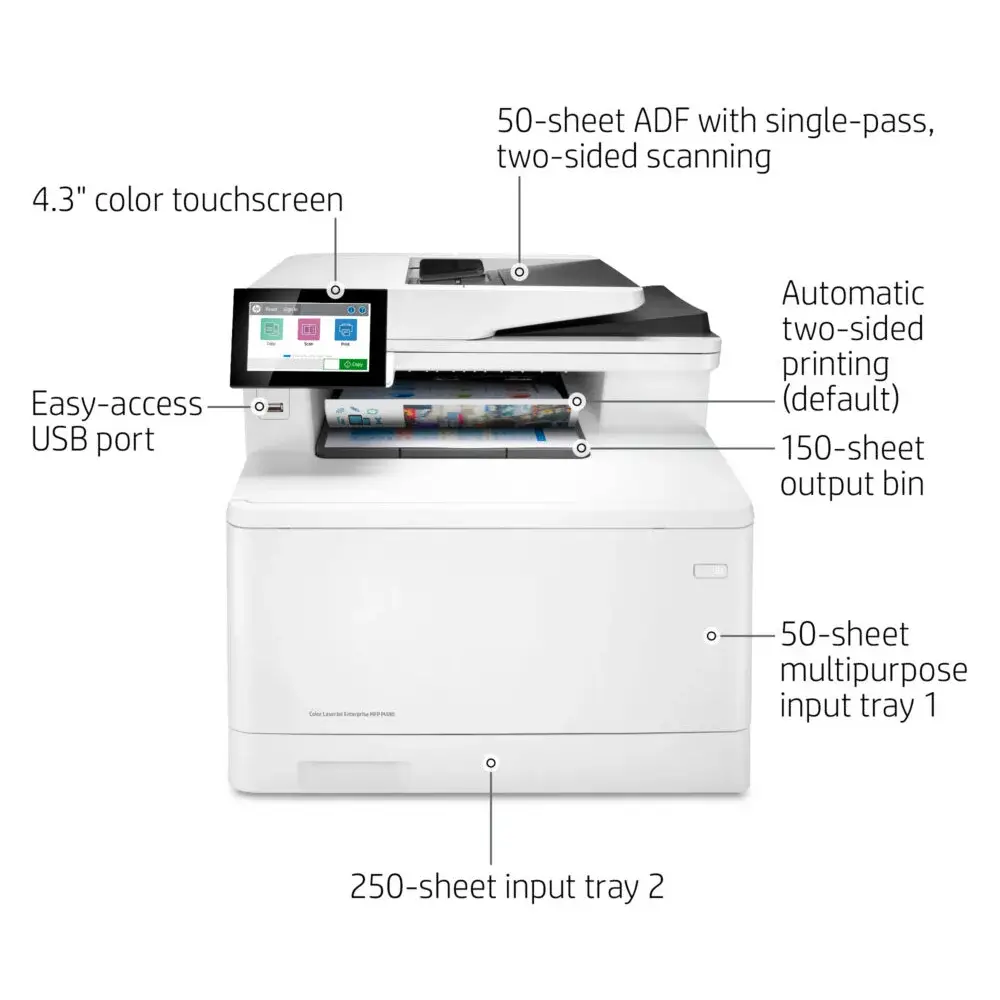 Color LaserJet Enterprise MFP M480f - Image 2