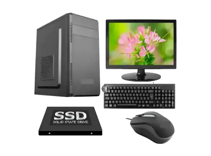Intel Core i3 (8 GB / 500GB / Windows 11) Assembled Desktop Computer (19 inch Display)