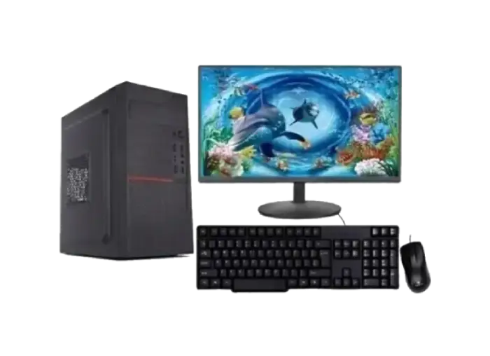 Intel Core i5 (8 GB / 500 GB / Windows 11) Assembled Desktop Computer (24-inch Display)