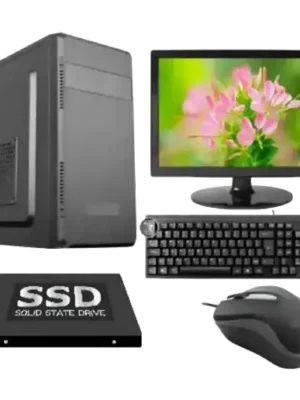 Intel Core i3 (8 GB / 500GB / Windows 11) Assembled Desktop Computer (19 inch Display)